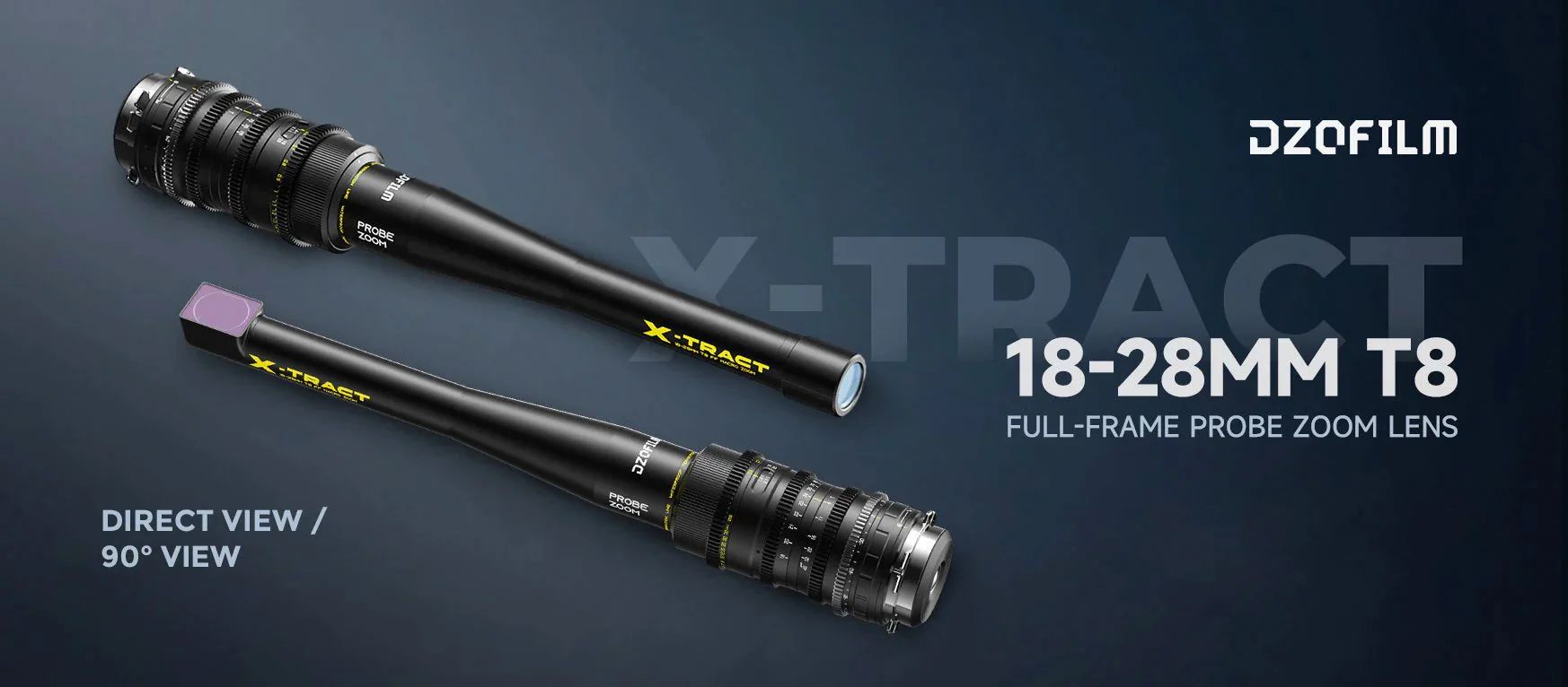 DZOFilm X-Tract 18-28mm T8 FF Probe Zoom Lens - CINEGEARPRO SHOP