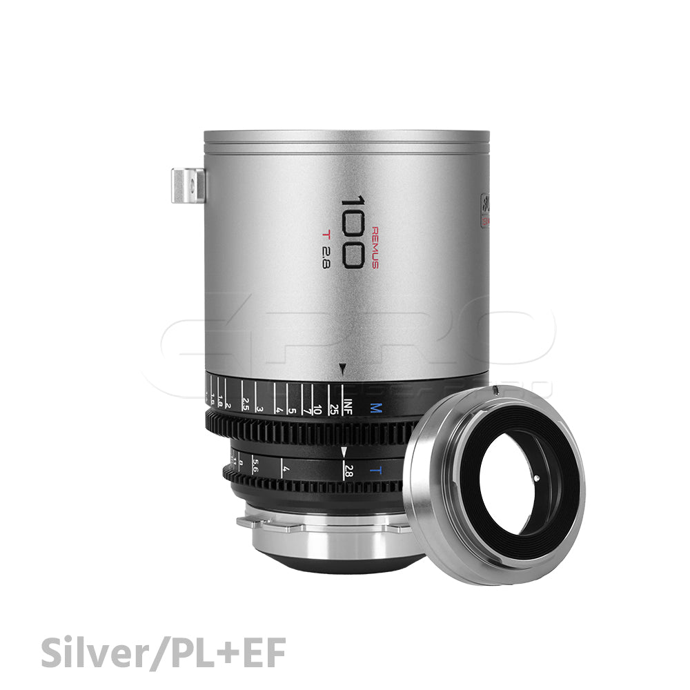 BLAZAR Remus 1.5X 100mm T2.8 Anamorphic Full Frame Lens (Silver)