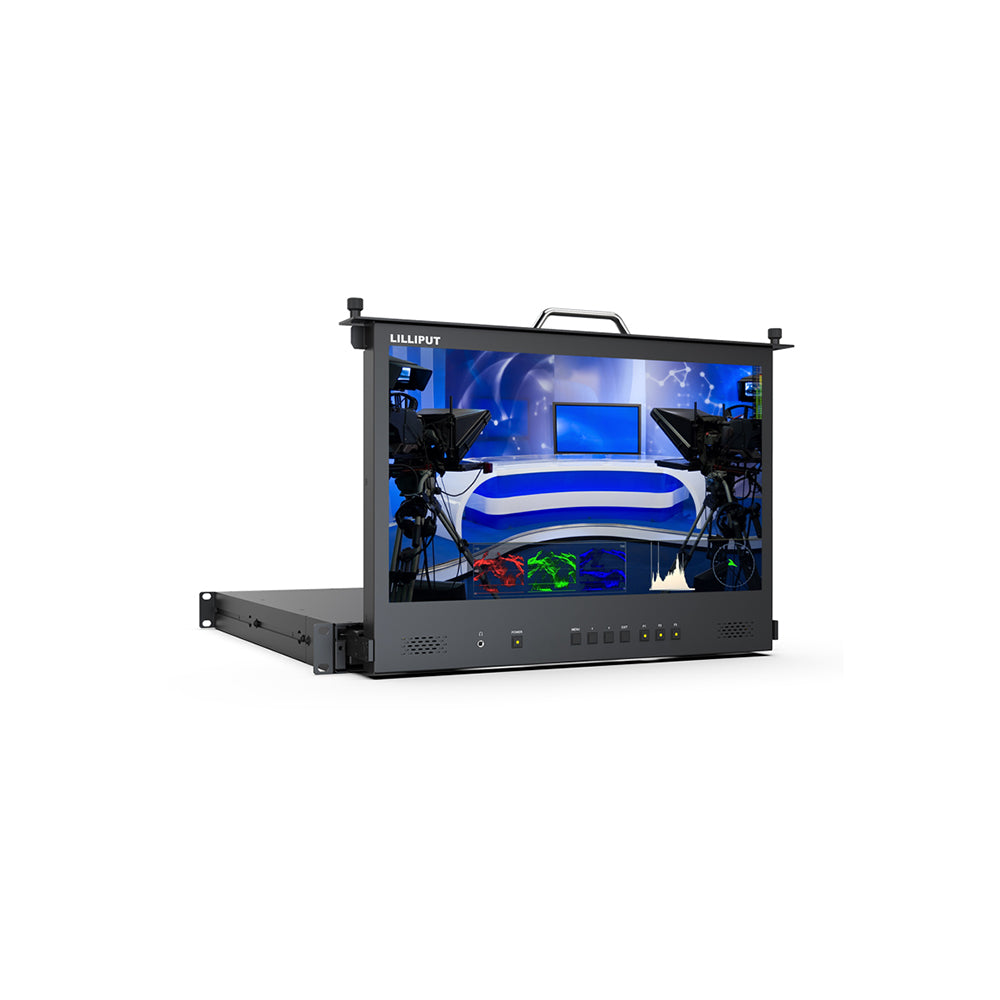 LILLIPUT RM-1731 17.3 inch HDMI2.0 1RU Pull-out rackmount monitor