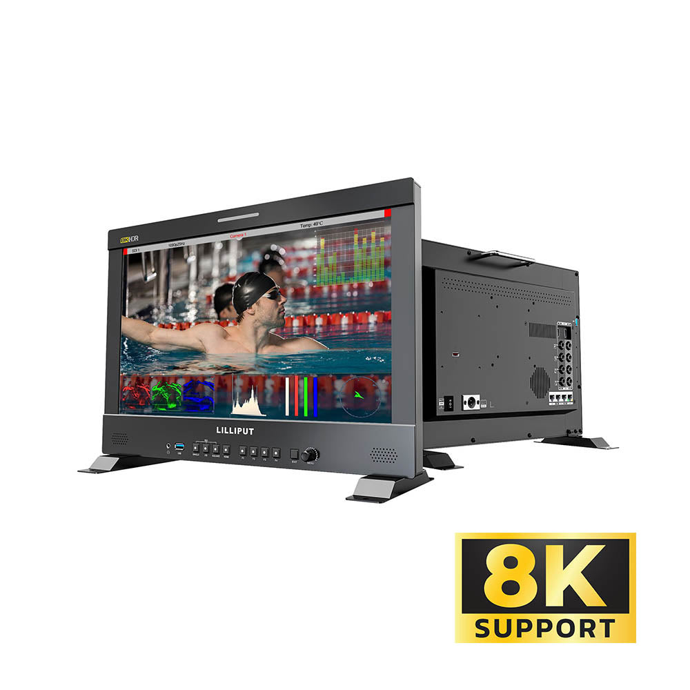 LILLIPUT Q18-8K 17.3 inch 8K 12G-SDI 3840×2160 studio production monitor