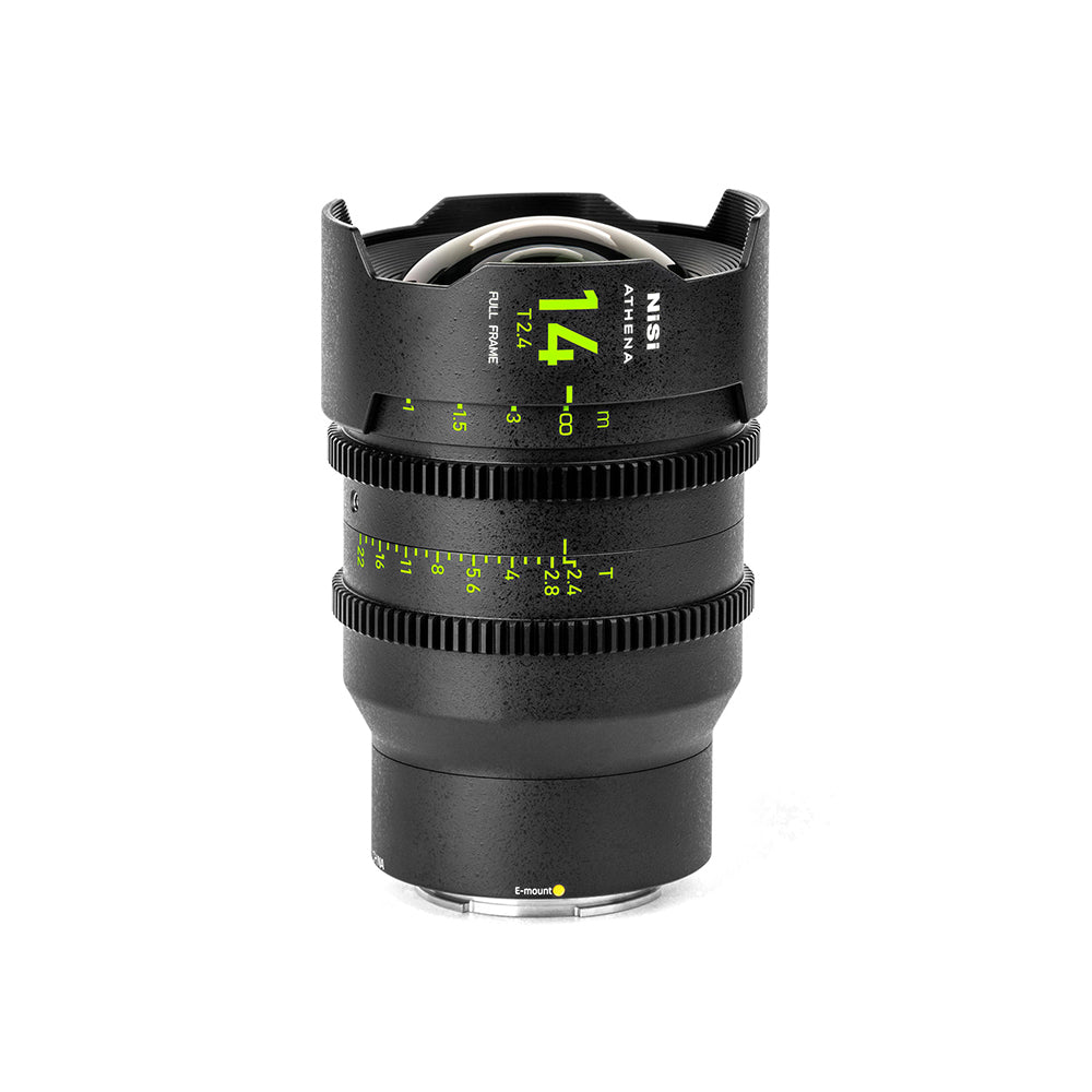 NiSi ATHENA 14mm T2.4 PRIME Full Frame Cinema Lens PL/E/G Mount