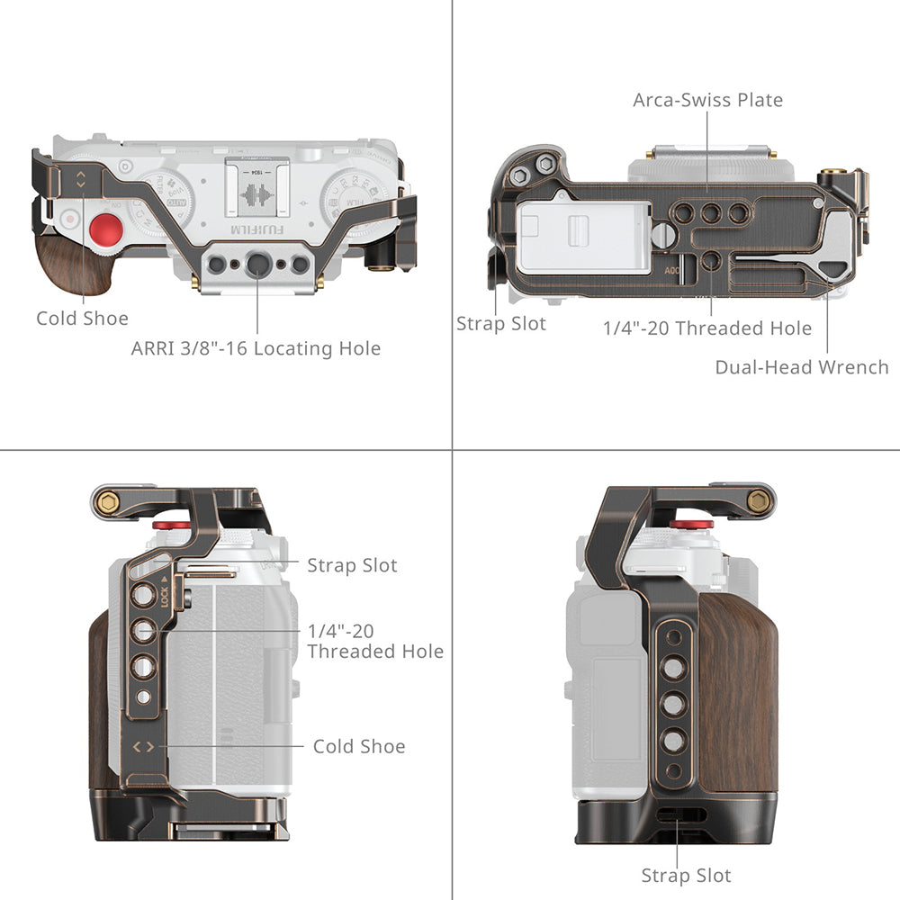 SmallRig 4892 Retro Cage for FUJIFILM X-M5