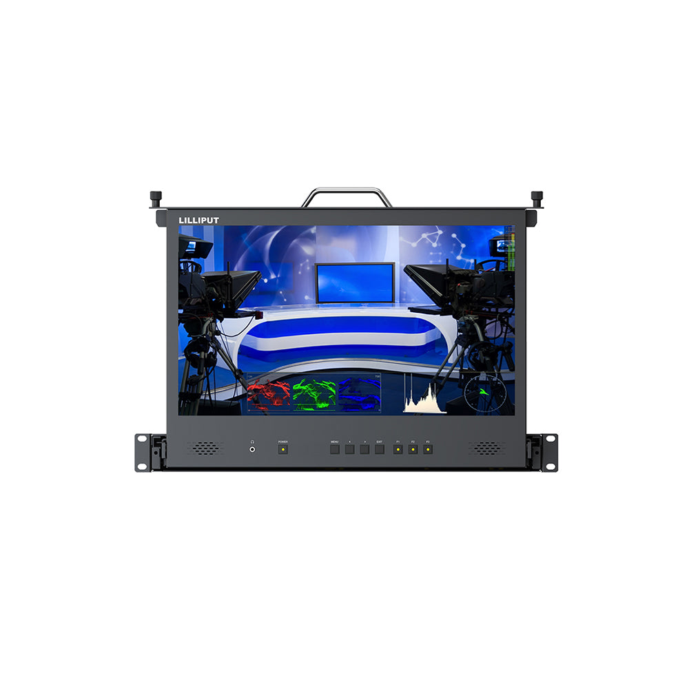 LILLIPUT RM-1731 17.3 inch HDMI2.0 1RU Pull-out rackmount monitor