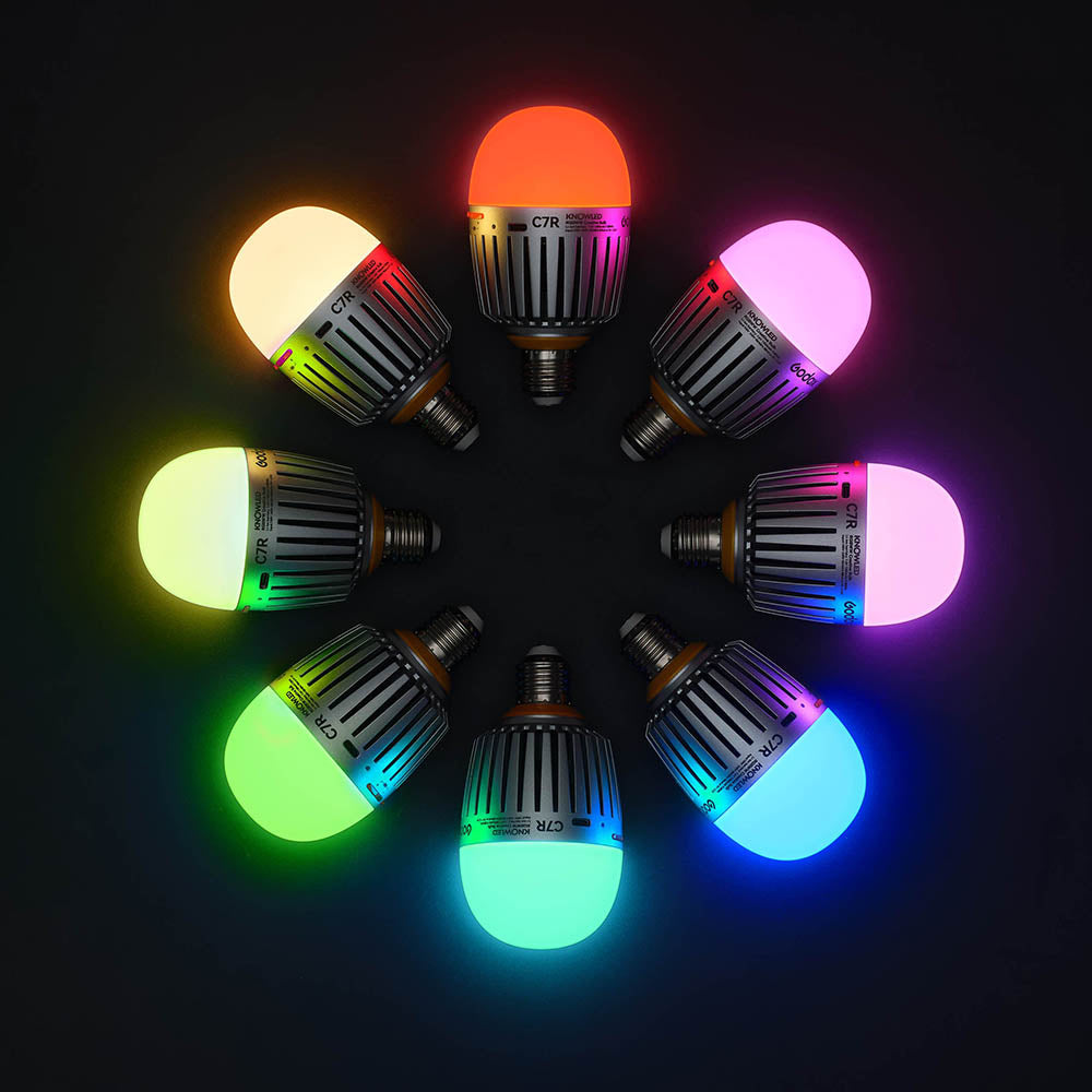 GODOX KNOWLED C7R E27 RGBWW Creative Bulb For Practical Set Lighting