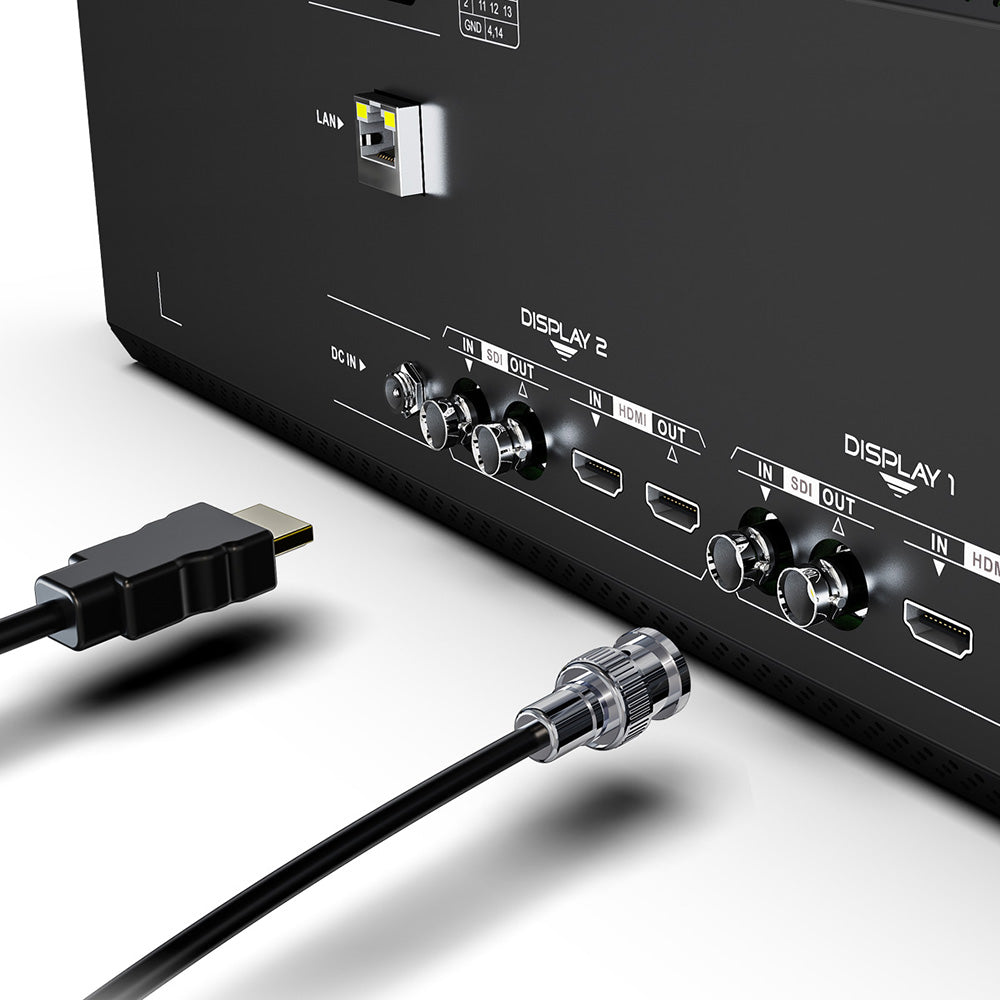 LILLIPUT RM-7026-12G Dual 7 inch 3RU rackmount monitor with 12G-SDI /HDMI 2.0