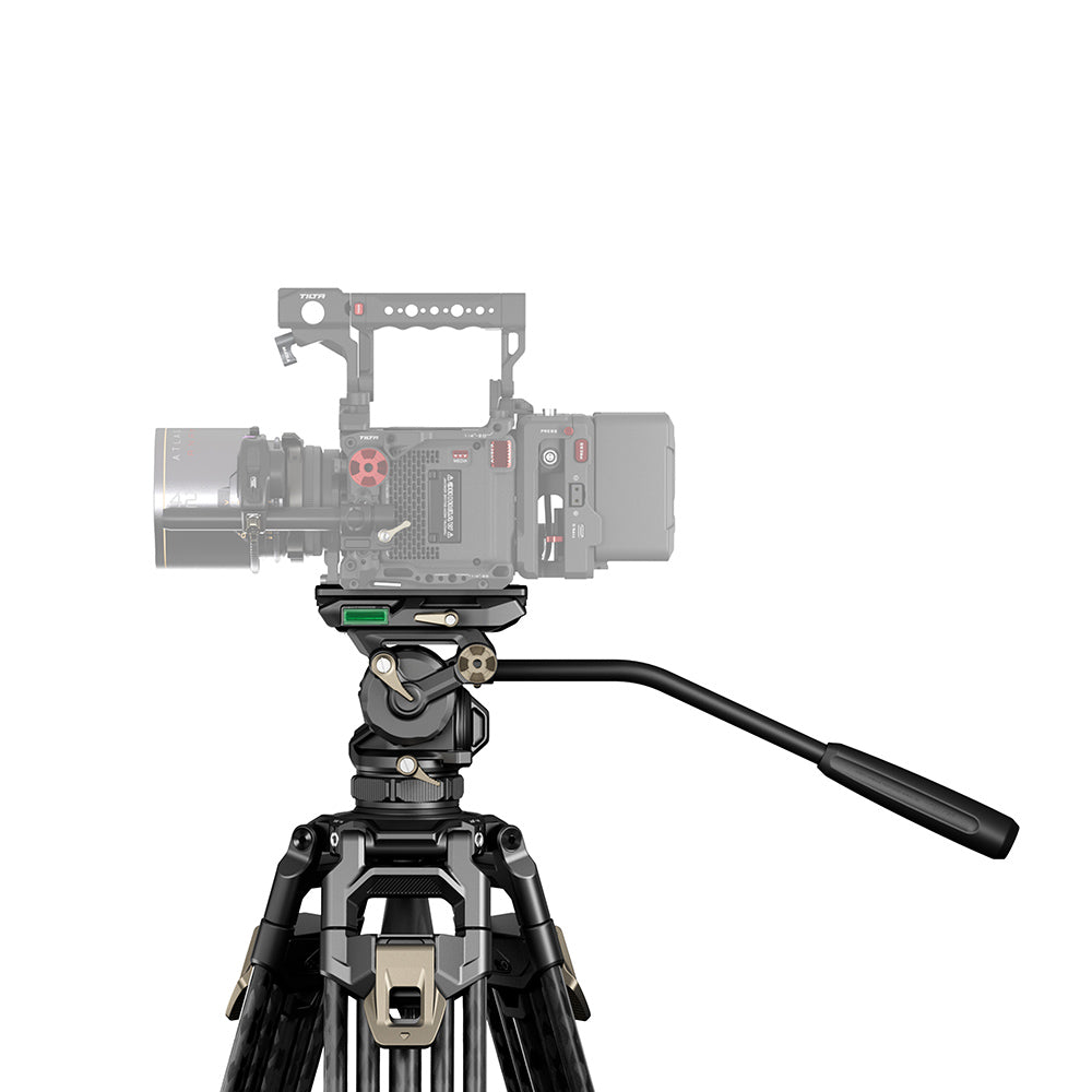 TiLTA CT08A 75mm Cine Fluid Head with 2-Stage One Touch Carbon Fiber Tripod Legs (8KG)