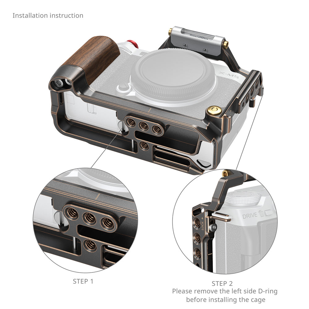 SmallRig 4892 Retro Cage for FUJIFILM X-M5