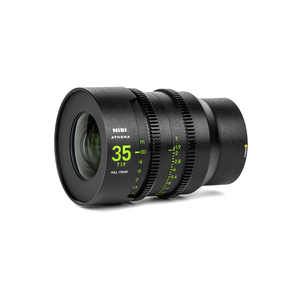 NiSi ATHENA 5-Lens Kit Full Frame Cinema Prime Lens PL/E/G Mount