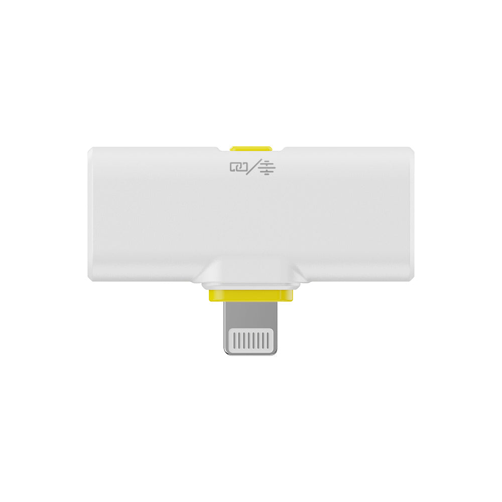 Hollyland LARK M2 DUO 2-Person Wireless Microphone System with Lightning Connector (2.4 GHz, Ivory White)