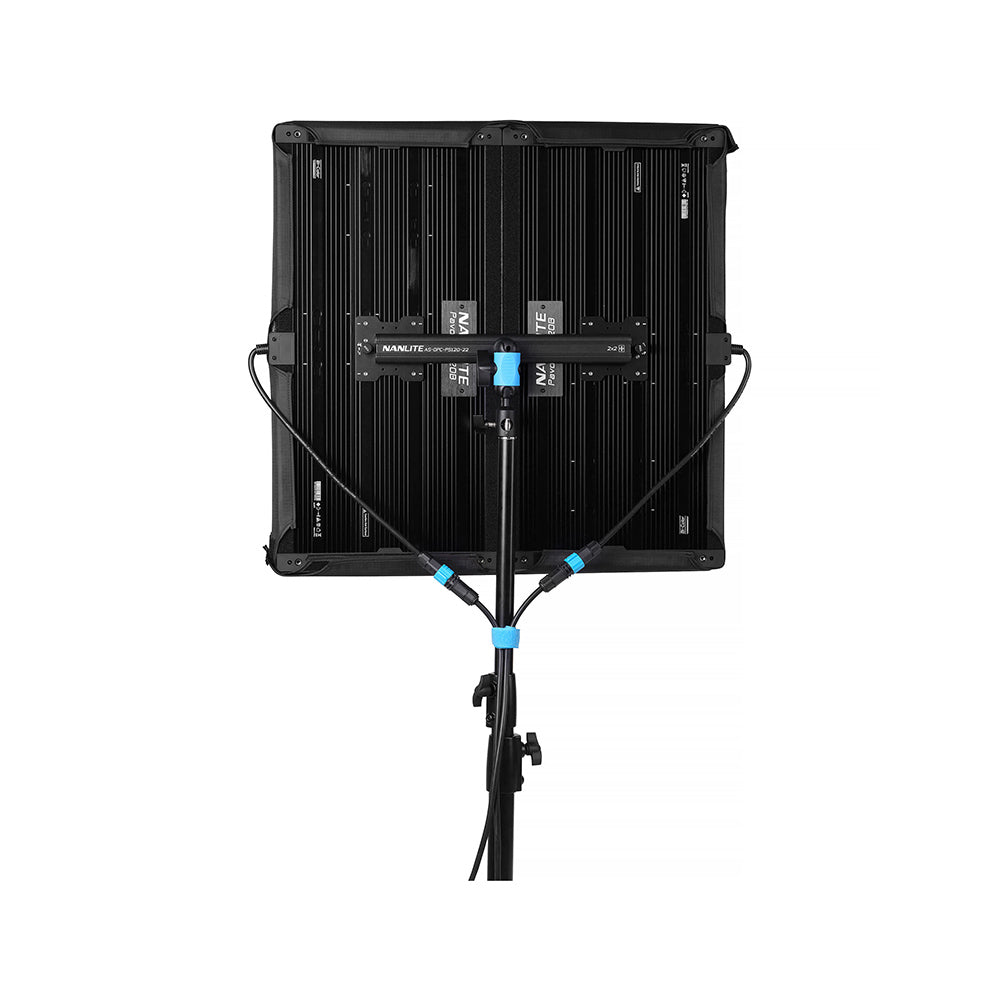 Nanlite Dual Panel Coupler and Softbox Kit for PavoSlim 120C and 120B