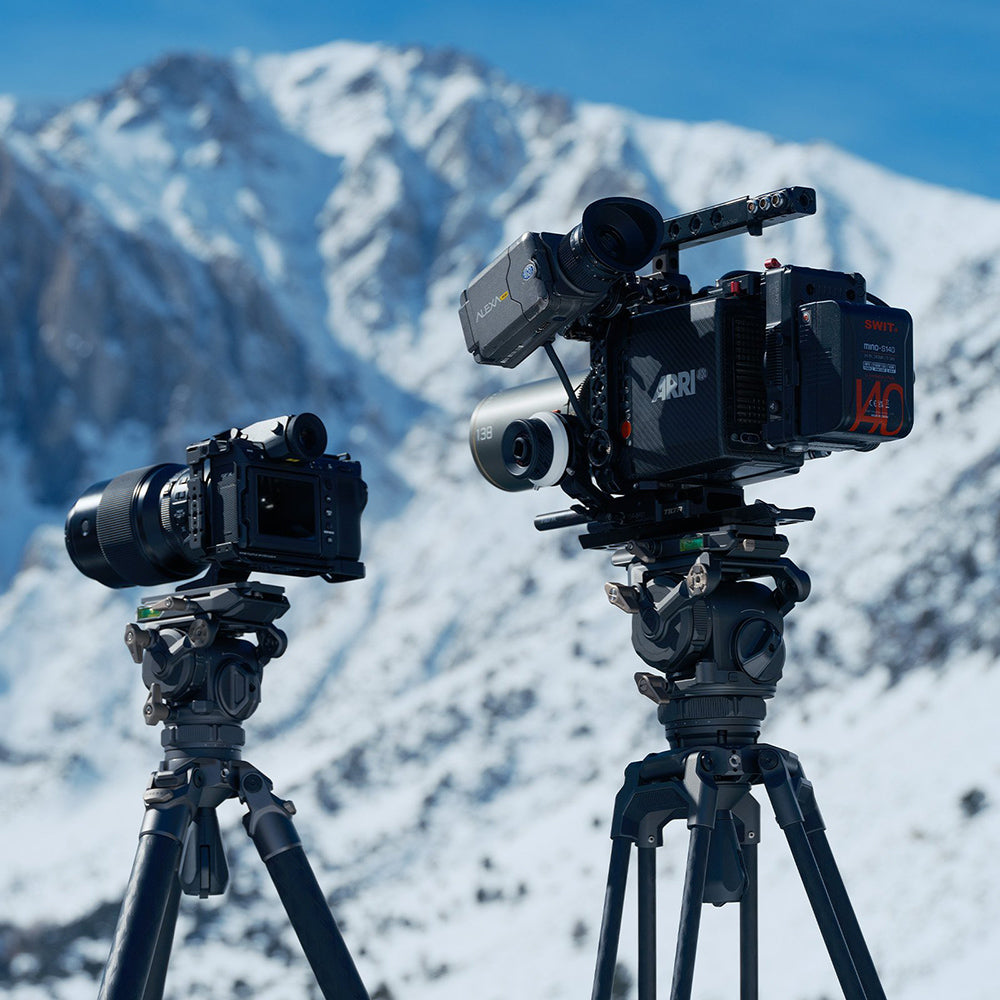 TiLTA CT12 75mm Cine Fluid Head with 2-Stage One Touch Carbon Fiber Tripod Legs (12KG)