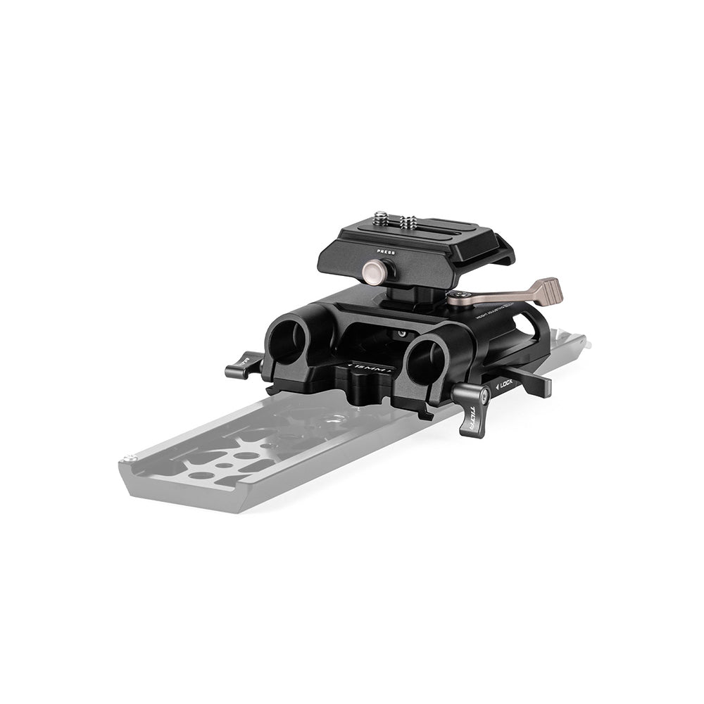 TILTA TA-HABP-B Arca Height Adjustable 15mm LWS Baseplate – Black