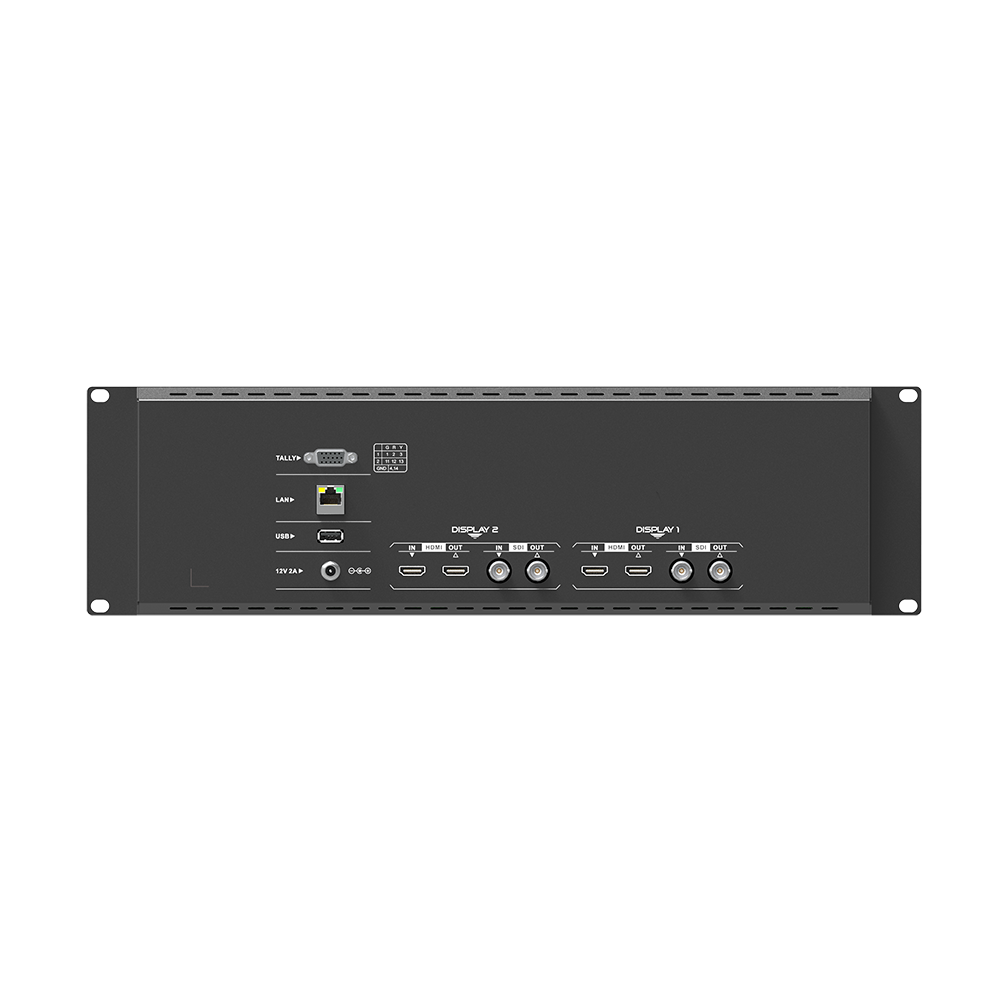 LILLIPUT RM-7029S Dual 7 inch 3RU rackmount monitor with 3G-SDI /HDMI 2.0