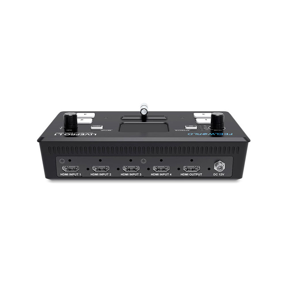 FeelWorld LIVE PRO L1 V1 Quad HDMI Multi-Format Mixer Switcher with USB Live Streaming