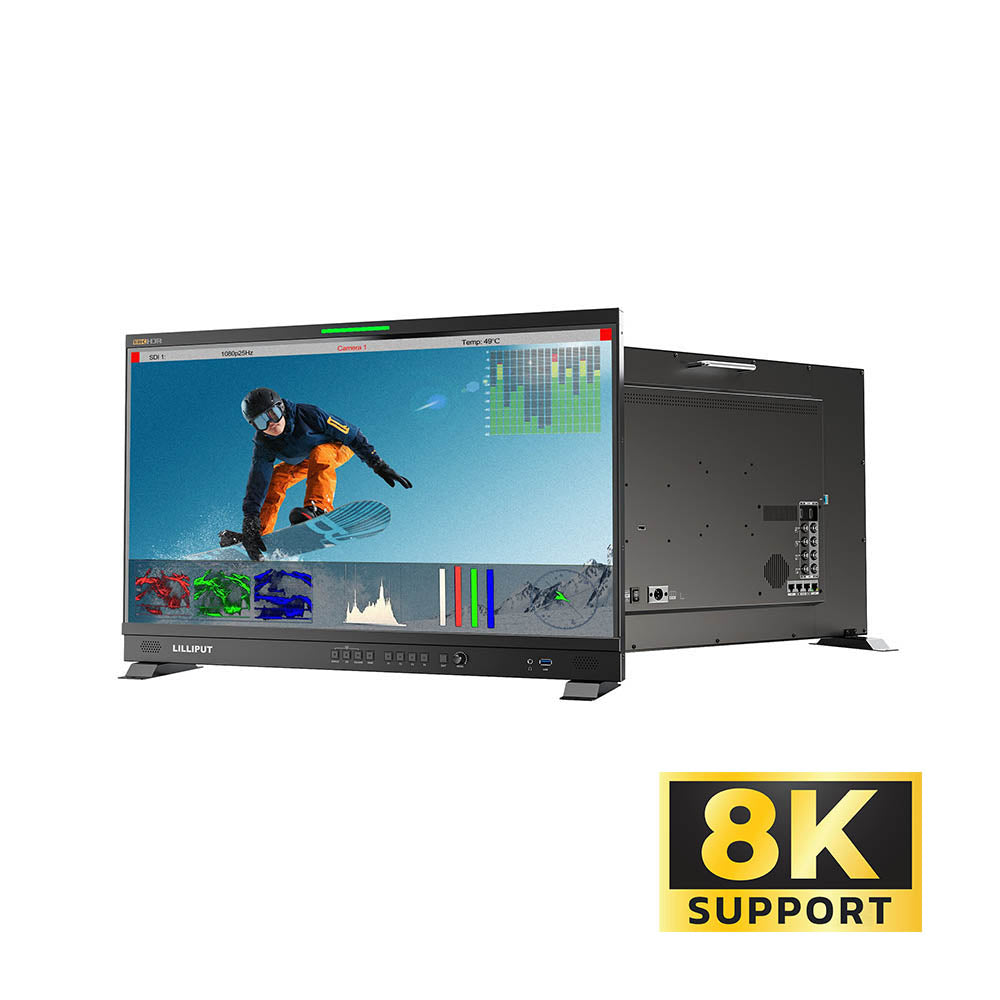 LILLIPUT Q28-8K 28 inch 8K 12G-SDI 3840×2160 studio production monitor