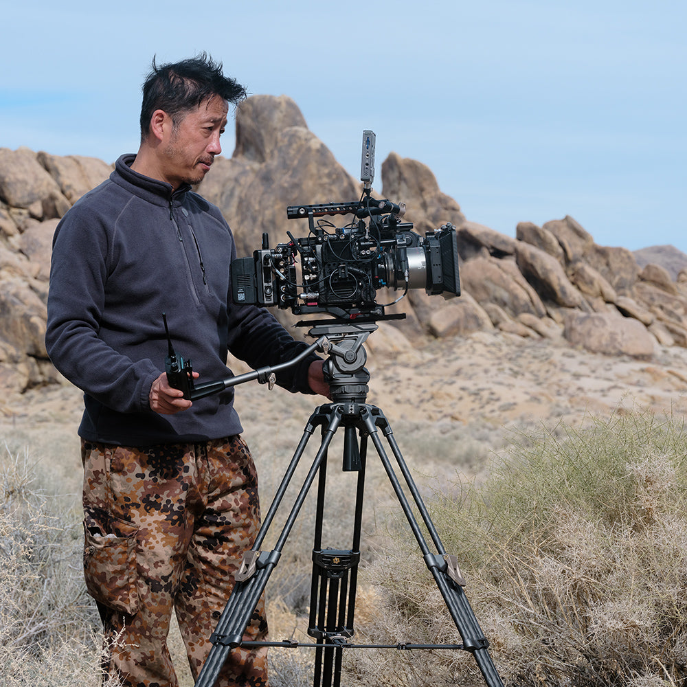 TiLTA CT12 75mm Cine Fluid Head with 2-Stage One Touch Carbon Fiber Tripod Legs (12KG)