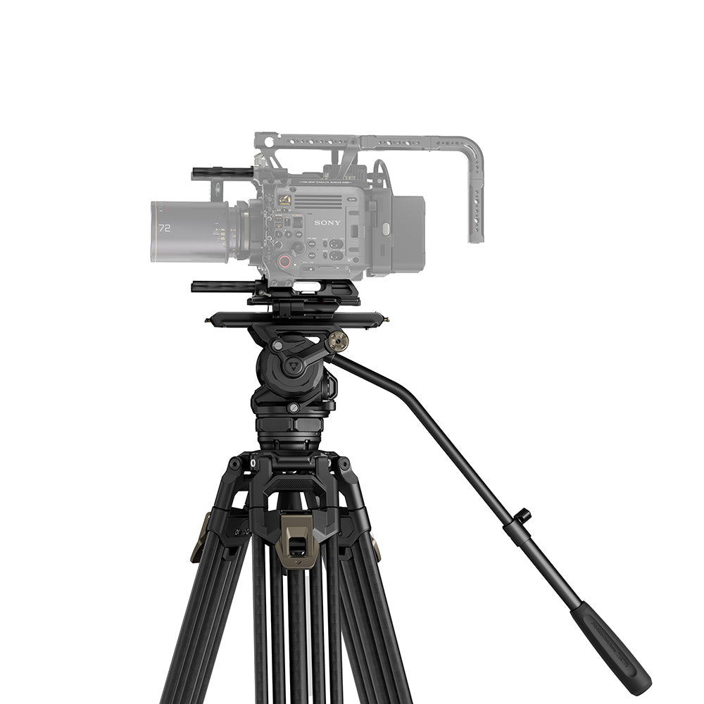 TiLTA CT12 75mm Cine Fluid Head with 2-Stage One Touch Carbon Fiber Tripod Legs (12KG)