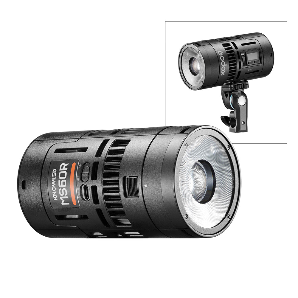 GODOX KNOWLED MS60R Super Compact RGB LED Video Light Fixture
