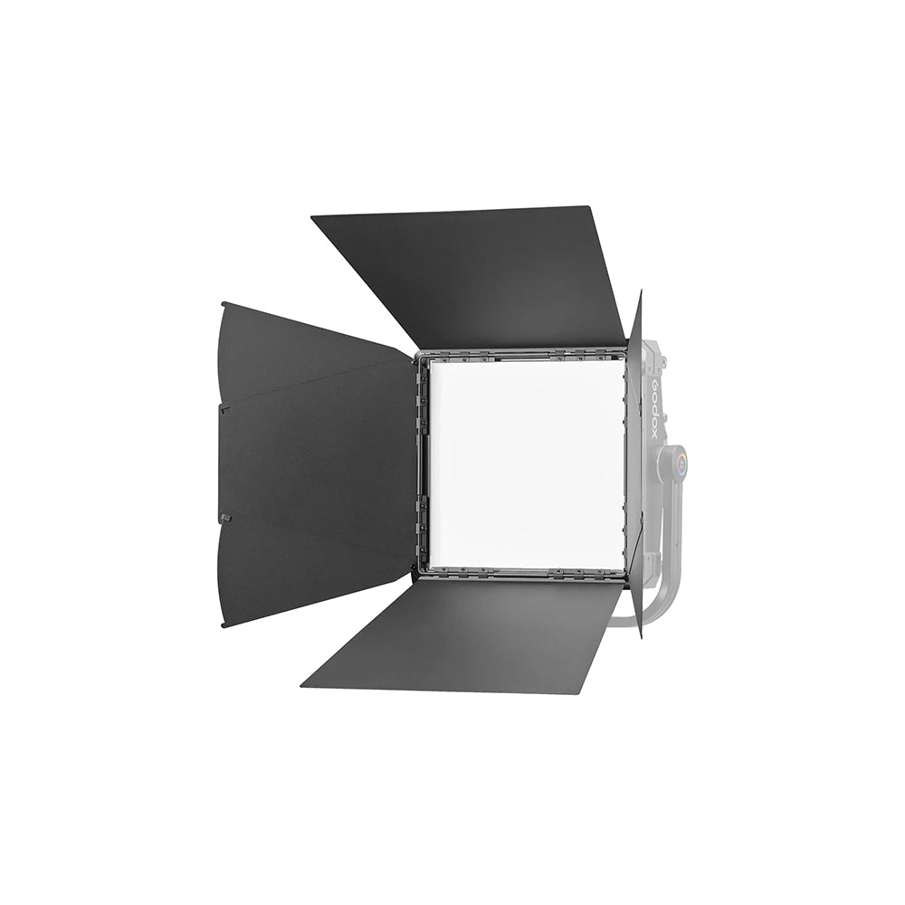 Godox KNOWLED P300RB4 1'x1' Barn Door Set for Godox KNOWLED P300R, and P600R-Hard