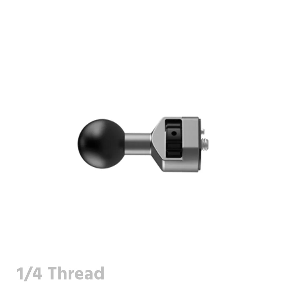 Movmax 1″ Ball Connector with Action Camera Mount | 1/4″ Thread | NATO Clamp