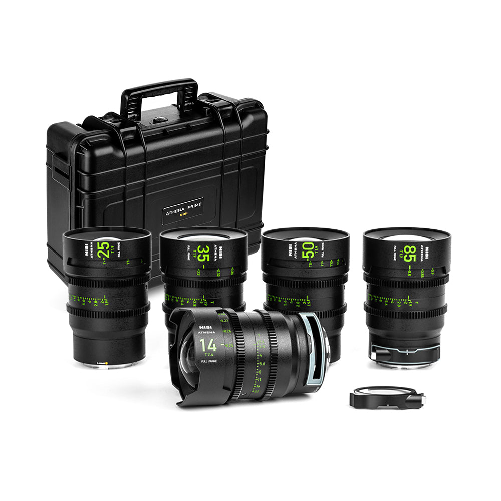 NiSi ATHENA 5-Lens Kit with Drop-In Filter Full Frame Cinema Prime