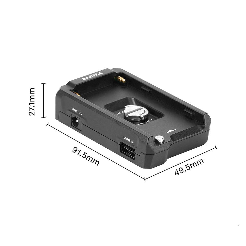 TiLTA F970 Battery Plate V2 - Black (TA-BTP2-F970-B)