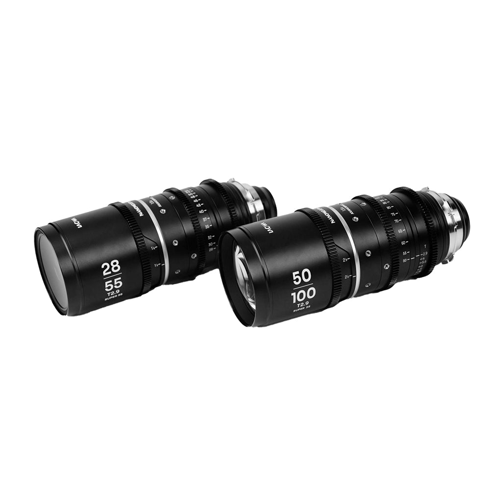 Laowa Nanomorph S35 Zoom Anamorphic Lens 2-Lens Bundle (28-55mm, 50-100mm)