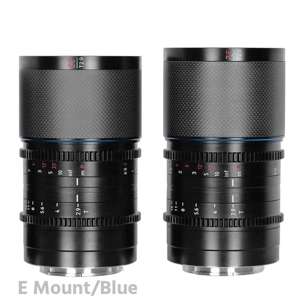 SIRUI Saturn 50/75mm Full-frame Carbon Fiber Anamorphic 2-Lens Set