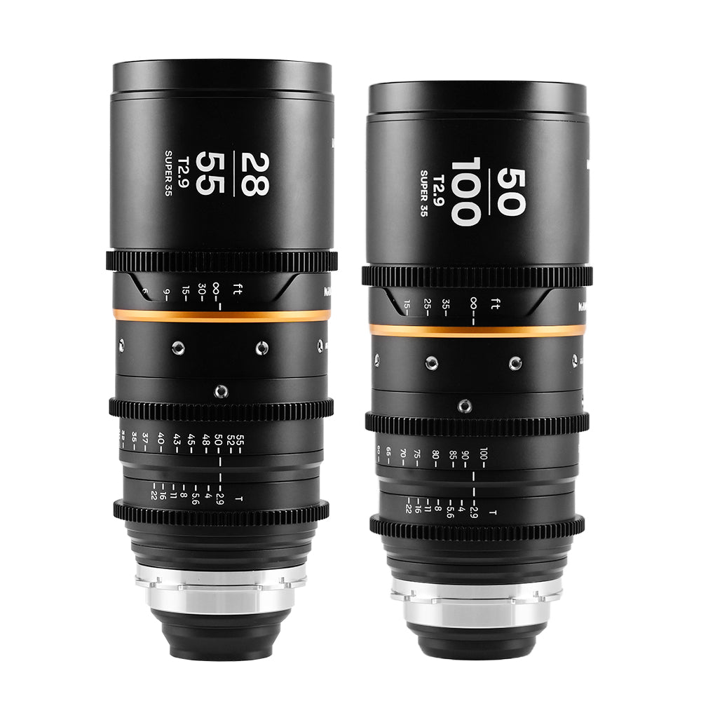 Laowa Nanomorph S35 Zoom Anamorphic Lens 2-Lens Bundle (28-55mm, 50-100mm)