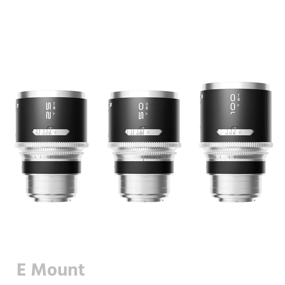 BLAZAR MANTIS 1.33X Full Frame Anamorphic 25/50/100mm 3-lens set
