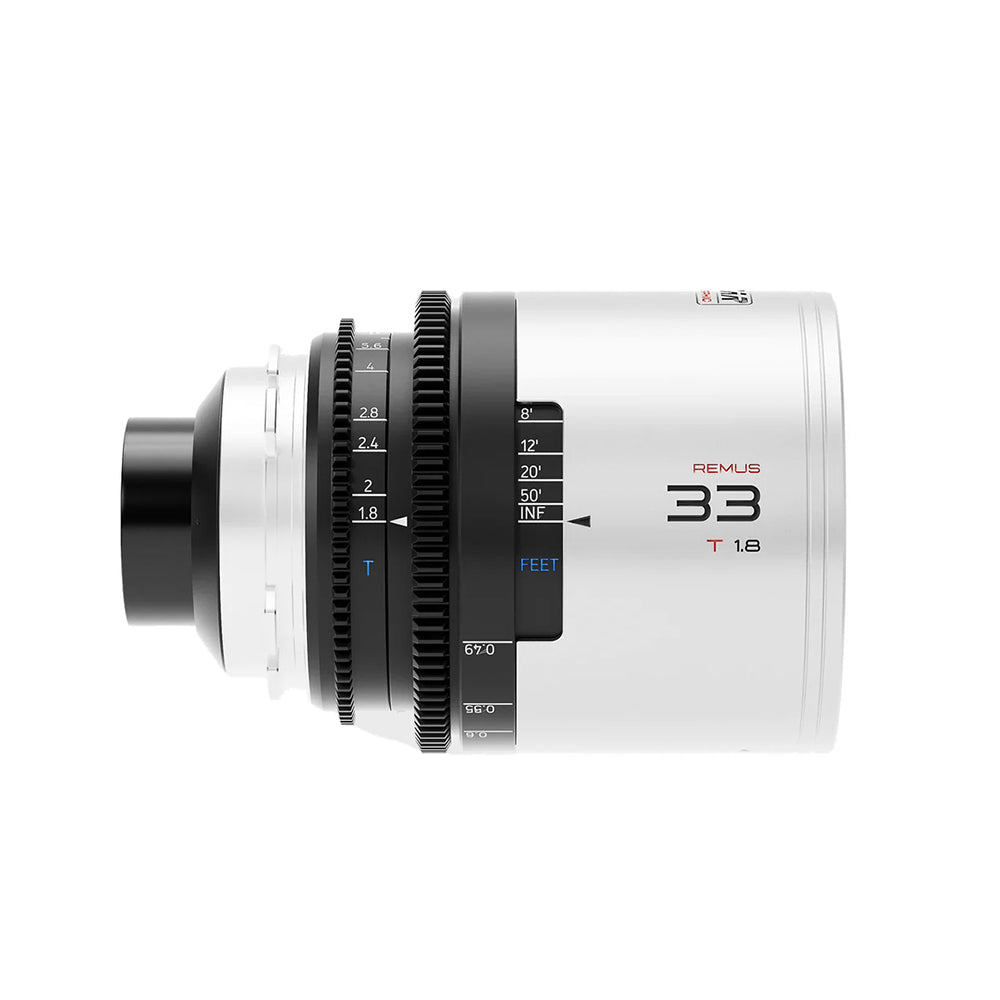 BLAZAR Remus 1.5X 33mm T1.8 Anamorphic Full Frame Lens (Silver)