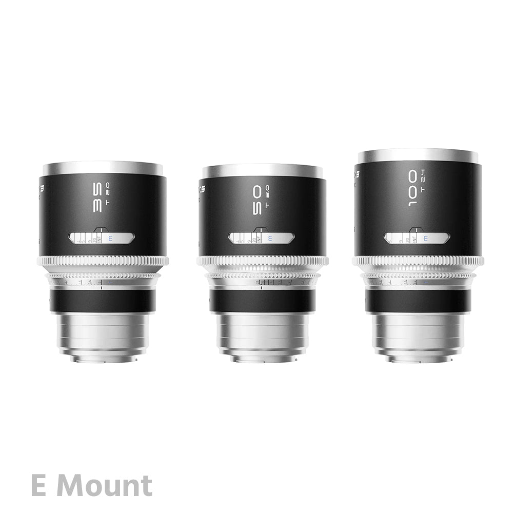 BLAZAR MANTIS 1.33X Full Frame Anamorphic 35/50/100mm 3-lens set