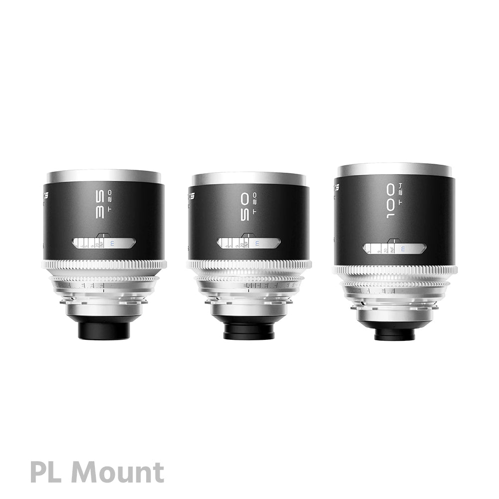 BLAZAR MANTIS 1.33X Full Frame Anamorphic 35/50/100mm 3-lens set