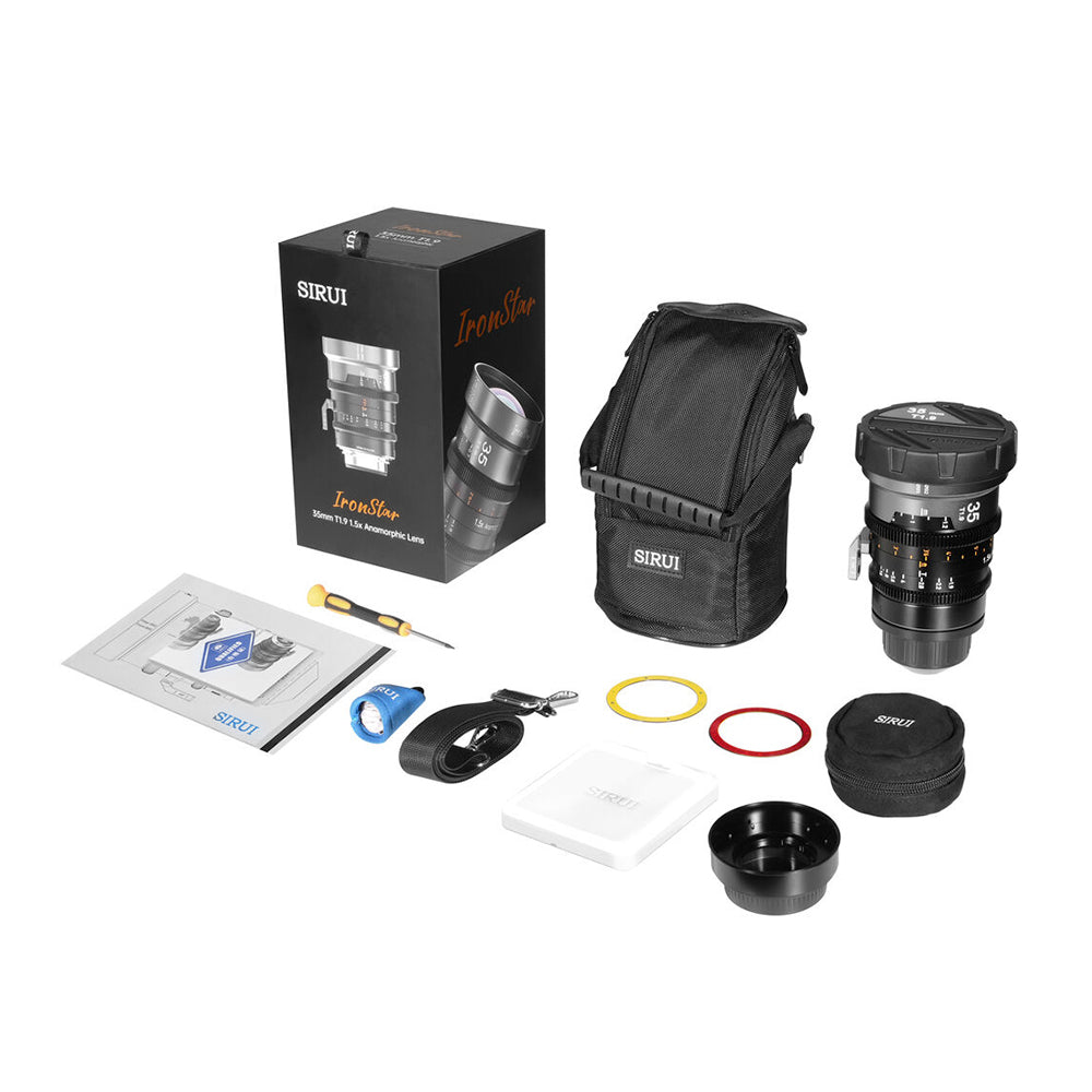 SIRUI IronStar 35mm T1.9 1.5x Anamorphic Full Frame Cine Lens