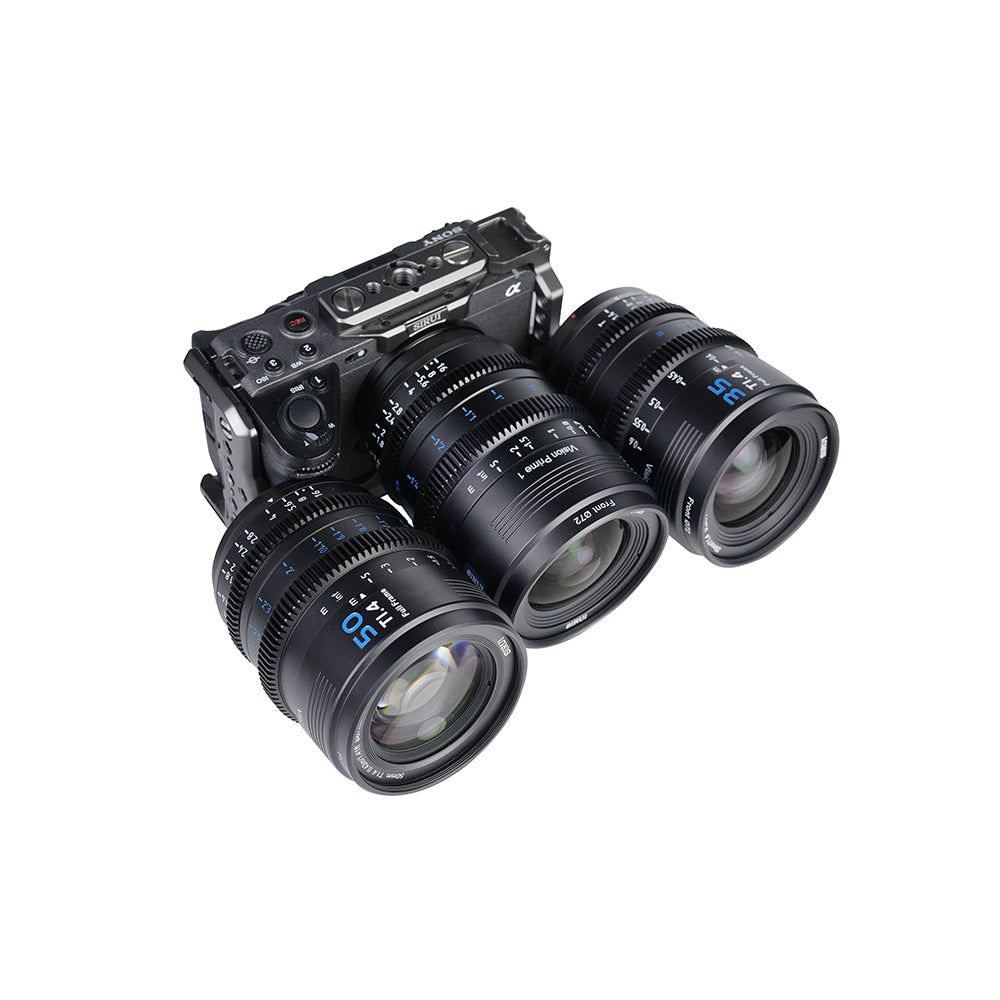 Sirui VP-1 24/35/50mm Vision Prime T1.4 Full-Frame Cine 3-Lens Kit
