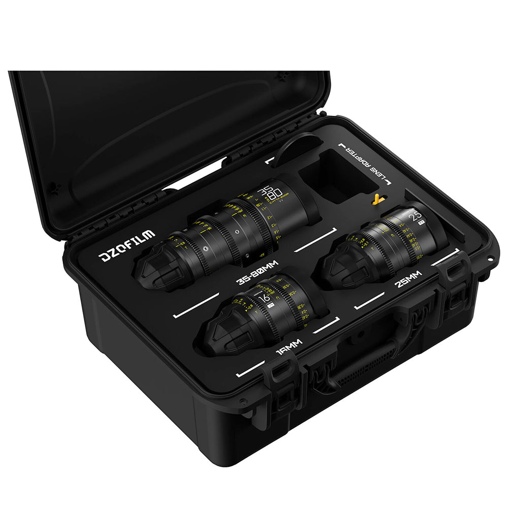 DZOFILM Educational Catta Ace 35-80mm + VESPID 16 & 25mm Lens Kit (PL&EF)