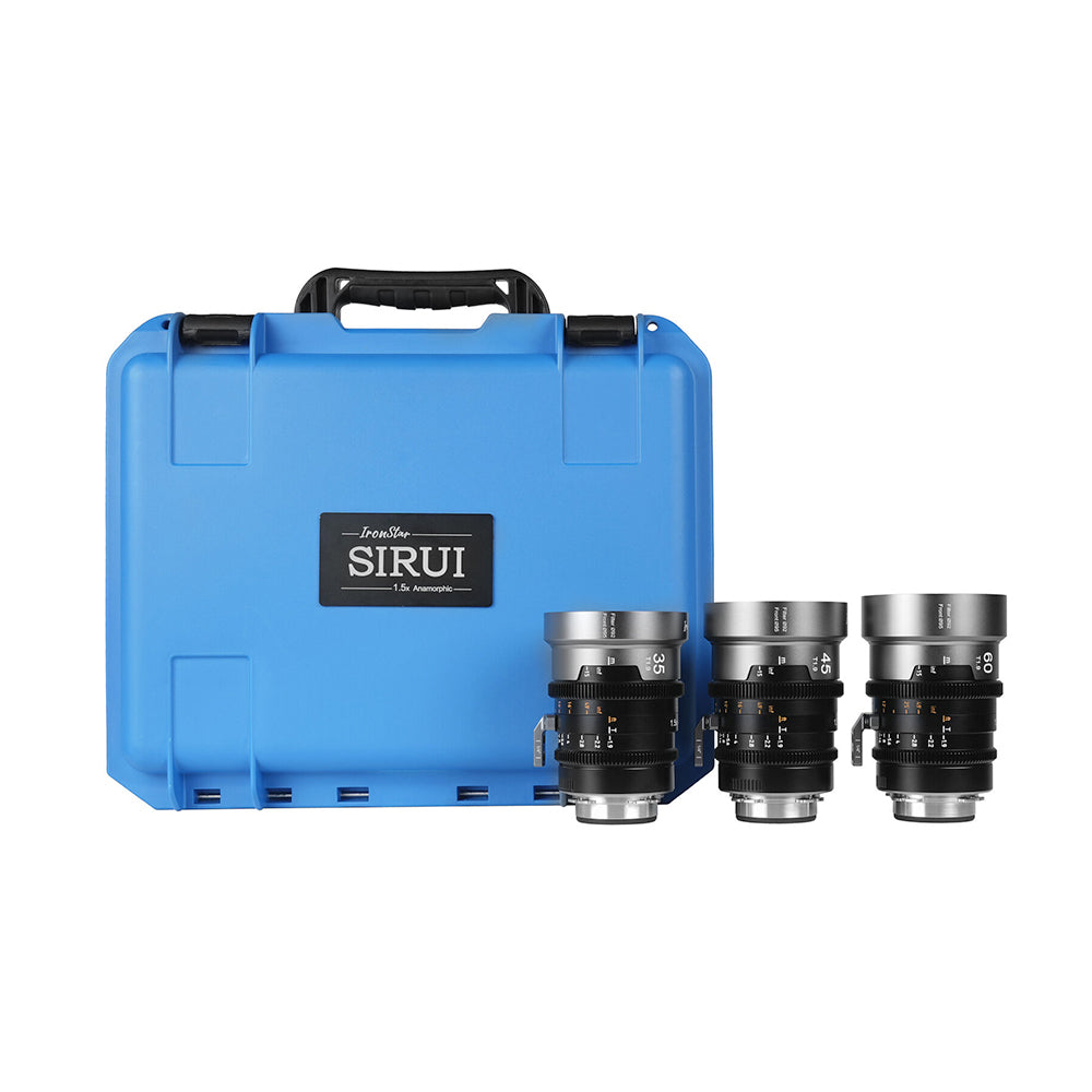 SIRUI IronStar 1.5x Anamorphic 3-Lens Set