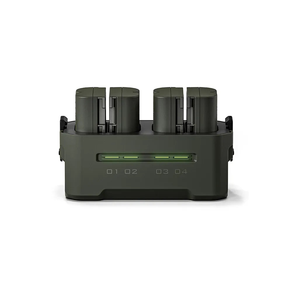 TILTA TBC-E6P Portable Charging Station for Canon LP-E6 Battery (4 Channel) – Green