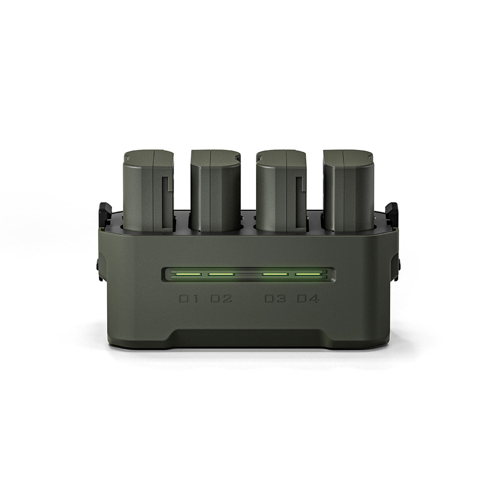 TILTA TBC-EL15 Portable Charging Station for Nikon EN-EL15C Battery (4 Channel) – Green