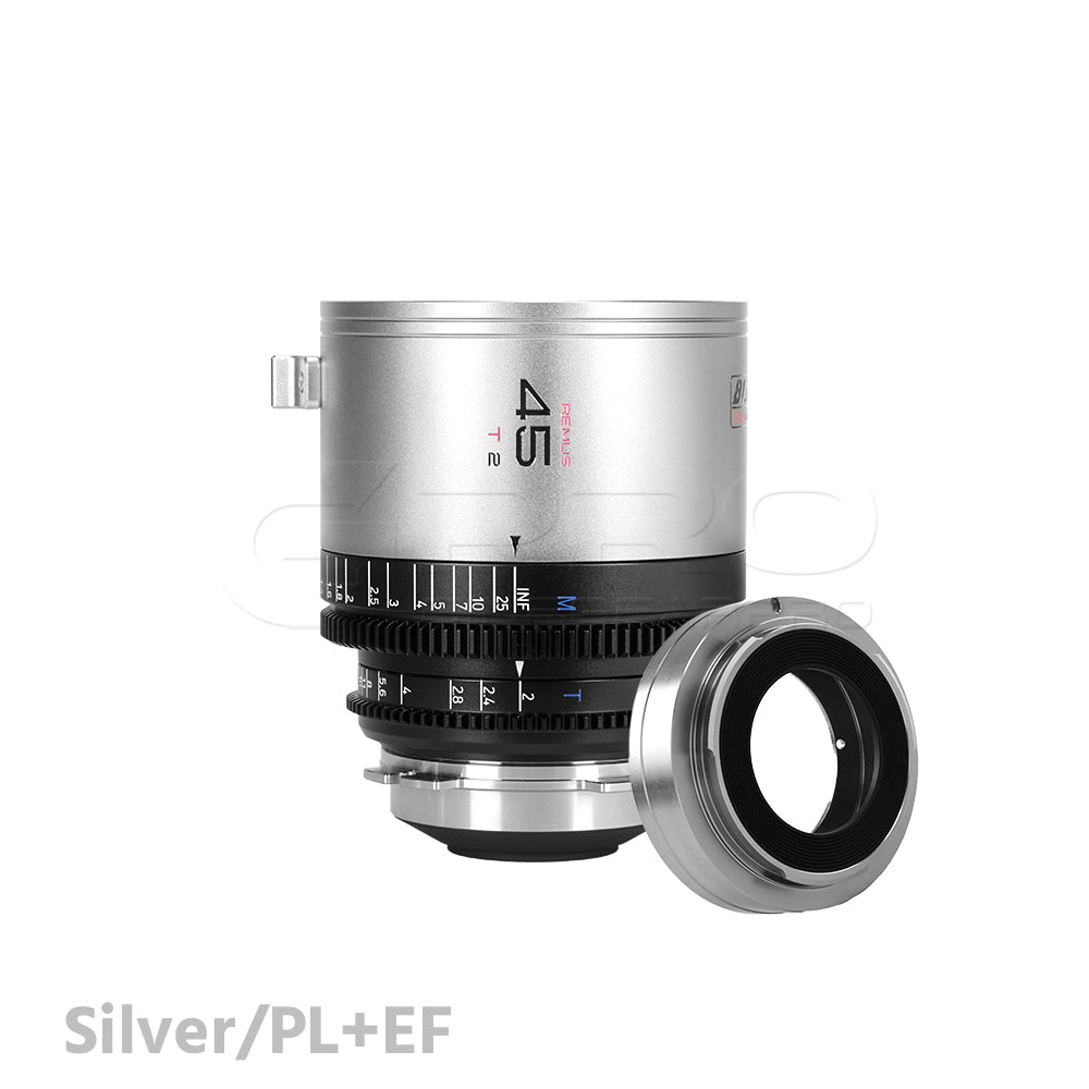 BLAZAR Remus 1.5X 45mm T2 Anamorphic Full Frame Lens (Silver)