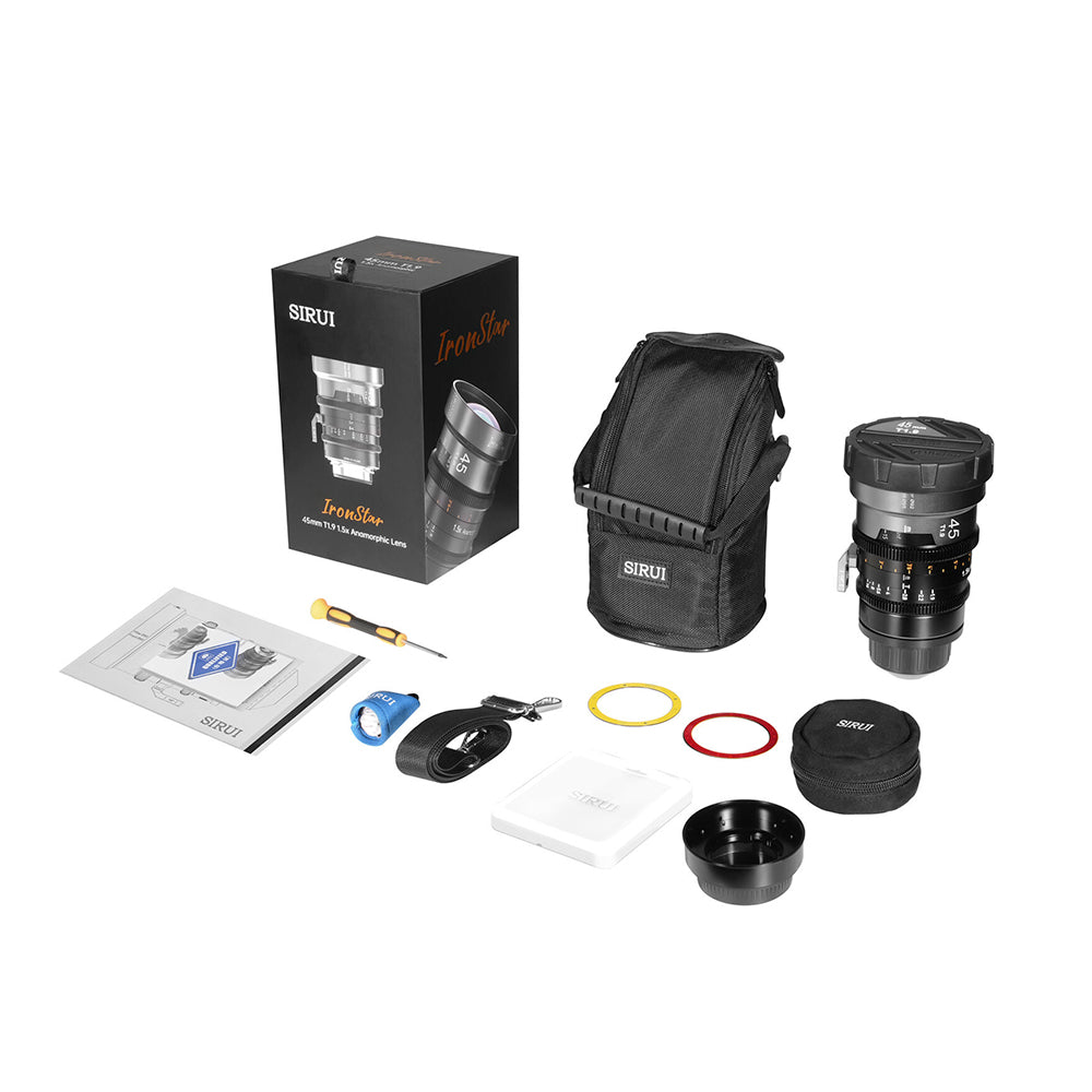 SIRUI IronStar 45mm T1.9 1.5x Anamorphic Full Frame Cine Lens