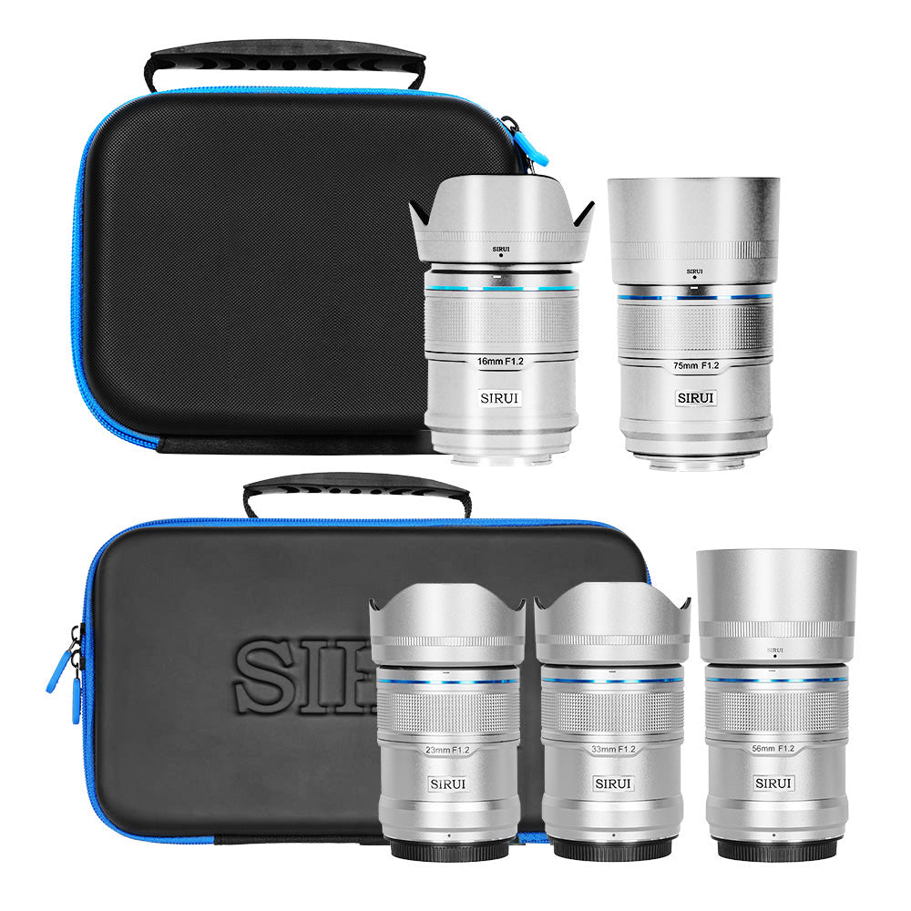 SIRUI Sniper 16/23/33/56/75mm F1.2 APS-C Frame Autofocus Lens Set