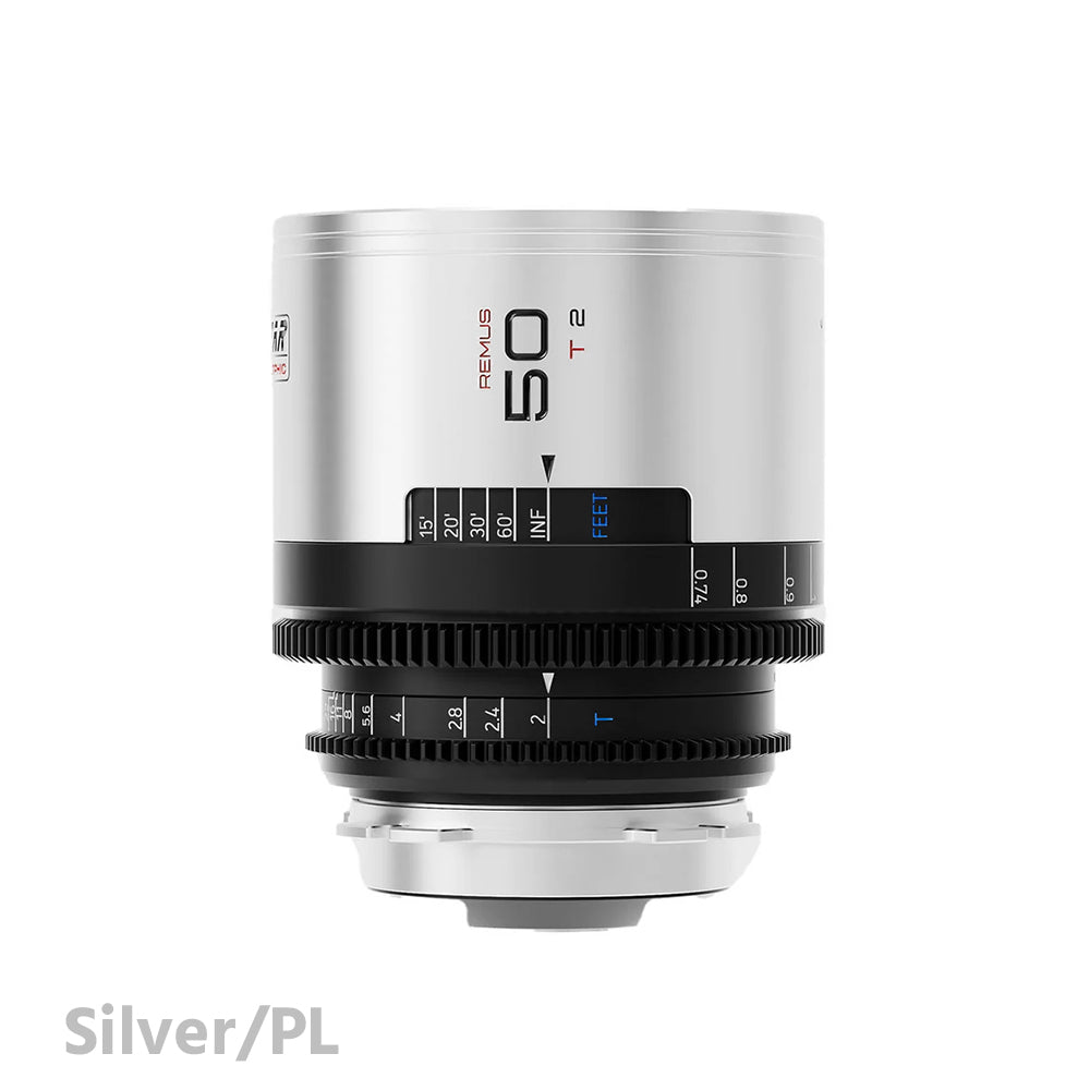 BLAZAR Remus 1.5X 50mm T2 Anamorphic Full Frame Lens (Silver)