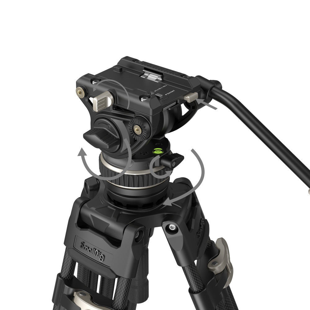 Smallrig 3989 FreeBlazer Heavy-Duty Carbon Fiber Tripod Kit