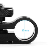 PDMOVIE Cold Shoe To 15mm Rod Clamp Bracket