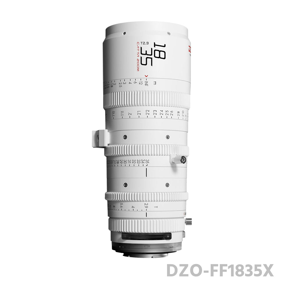 DZOFILM CATTA ZOOM FF 18-35mm T2.9 Full Frame Cine Zoom Lens E/RF/L/Z/X Mount (White/Black)