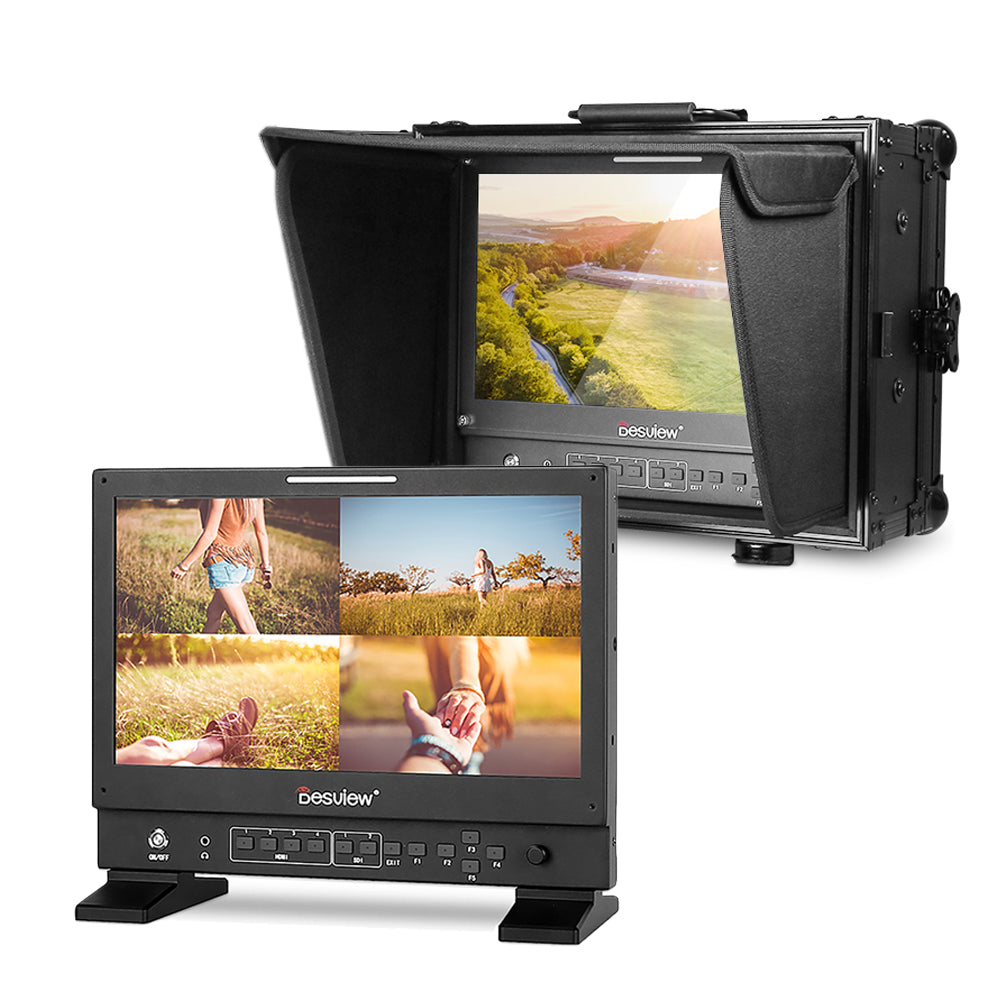 DESVIEW S14-HDR 14" 4K HDMI/3G-SDI Multi-View Broadcast Monitor