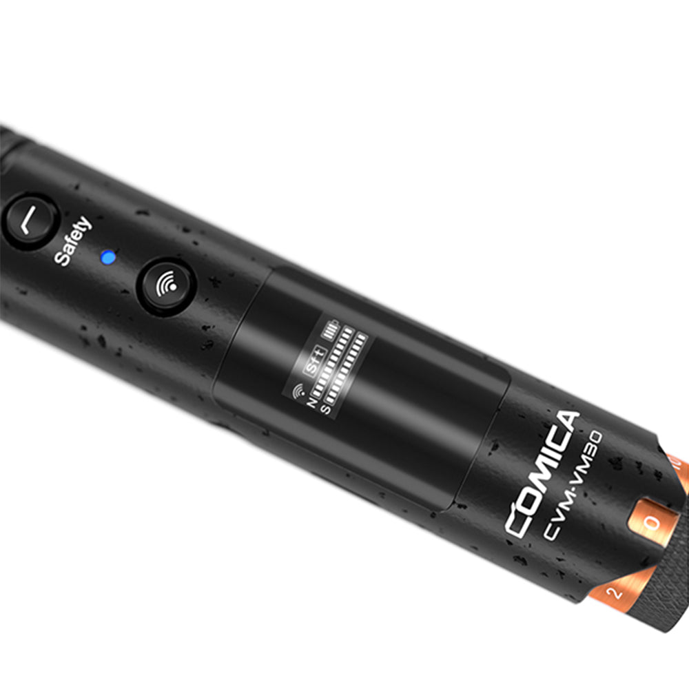 COMICA VM30 2.4G Super Cardioid Condenser Wireless Shotgun Microphone