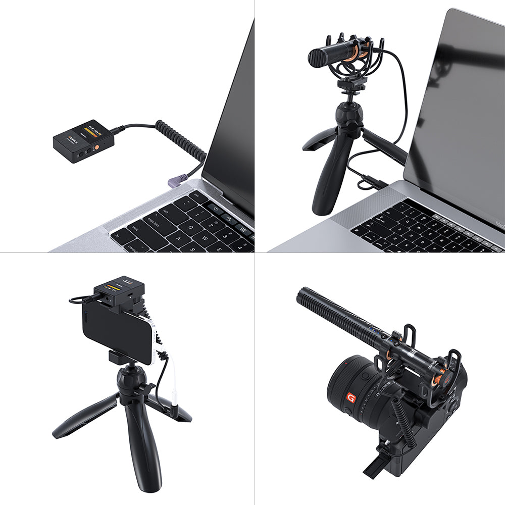 COMICA VM30 2.4G Super Cardioid Condenser Wireless Shotgun Microphone