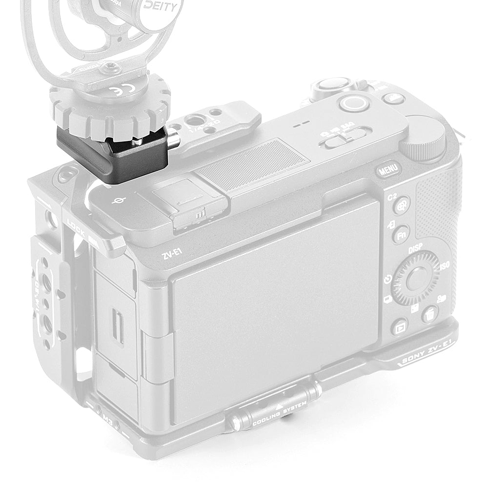 TiLTA TA-CSR2-B Cold Shoe Receiver Adapter with Locking Pin